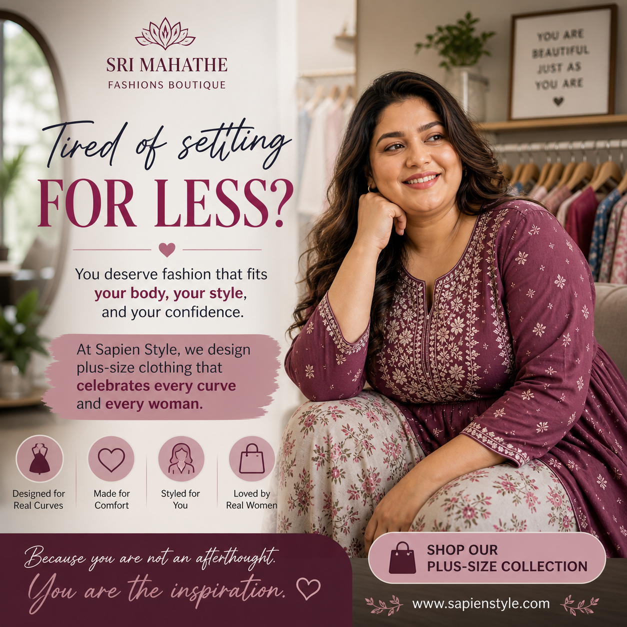 7 Powerful Reasons Every Woman Deserves the Right Plus Size Dress for Women | Sri Mahathe Fashions for women