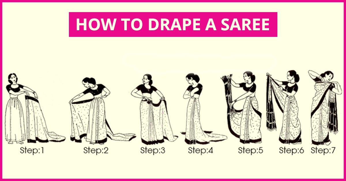 5 Easy & Powerful Steps to Drape a Pure Cotton Saree in 5 Minutes for women