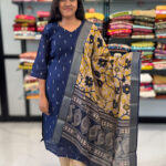 Best Classic Semi Raw Silk Salwar Set for women.