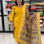 Best Classic Semi Raw Silk Salwar Set for women.