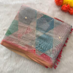 Elegant Tissue Cotton Saree for women