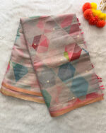 Elegant Tissue Cotton Saree for women