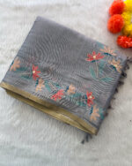 Elegant Tissue Cotton Saree for women