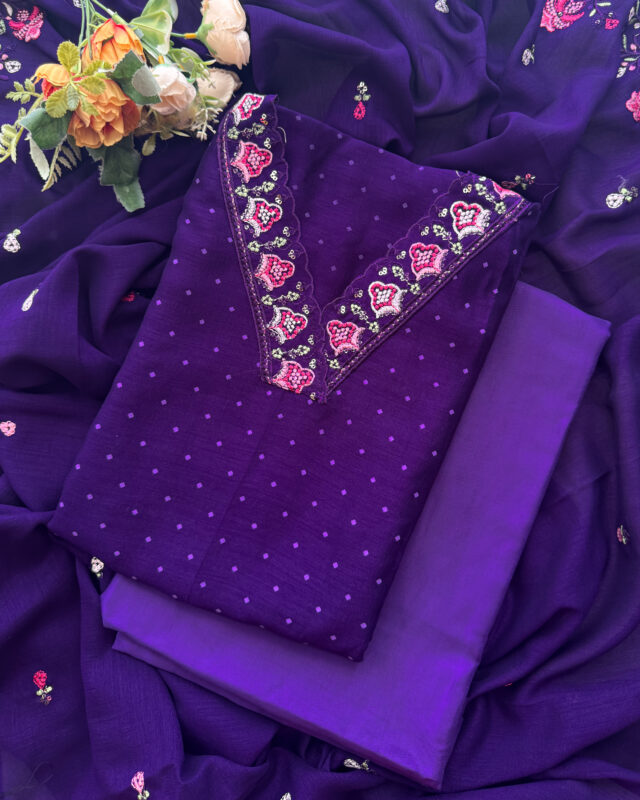 Best Lovely Silk Salwar Set Material for women.