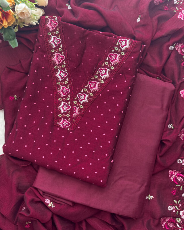Best Lovely Silk Salwar Set Material for women.