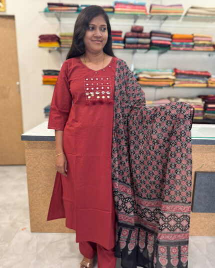 Best Cotton Salwar Suit with Dupatta with Dupatta for women.
