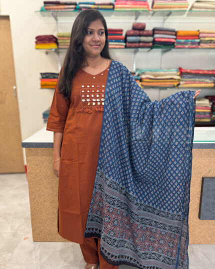 Best Cotton Salwar Suit with Dupatta for women.