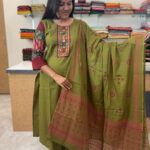 Classy Linen Cotton Salwar Suit With Dupatta for women