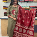 Lovely Cotton Salwar Suit with Dupatta for women