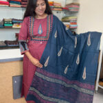 Lovely Cotton Salwar Suit with Dupatta for women