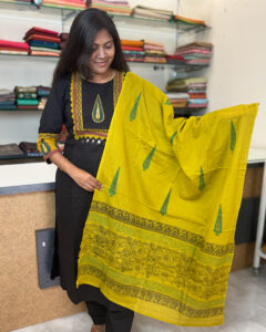 Lovely Cotton Salwar Suit with Dupatta for women