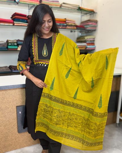 Lovely Cotton Salwar Suit with Dupatta for women