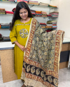 Lovely Cotton Salwar Suit with Dupatta for women