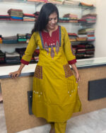 Lovely Cotton Salwar Suit with Dupatta for women