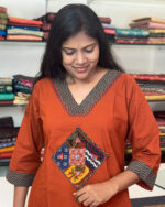 Lovely Cotton Salwar Suit with Dupatta for women