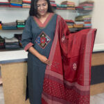 Lovely Cotton Salwar Suit with Dupatta for women