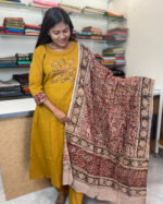 Lovely Kalamkari Salwar Suit with Dupatta for women