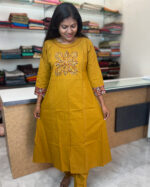 Lovely Kalamkari Salwar Suit with Dupatta for women
