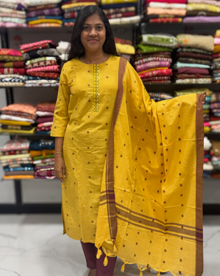 Best Cotton Salwar Suit with Dupatta for women.
