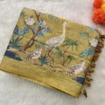 Elegant Tissue Cotton Saree for women