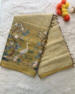 Elegant Tissue Cotton Saree for women