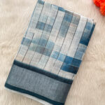Lovely Linen Cotton Saree for women