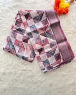 Lovely Linen Cotton Saree for women