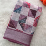Lovely Linen Cotton Saree for women