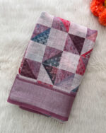 Lovely Linen Cotton Saree for women