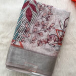 Lovely Linen Cotton Saree for women