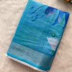 Lovely Linen Cotton Saree for women