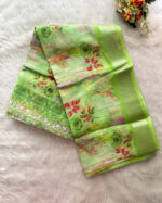 Lovely Linen Cotton Saree for women