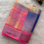 Lovely Linen Cotton Saree for women