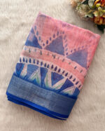 Lovely Linen Cotton Saree for women