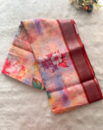 Lovely Linen Cotton Saree for women