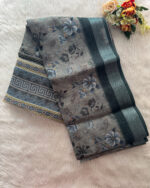 Lovely Linen Cotton Saree for women