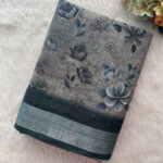 Lovely Linen Cotton Saree for women