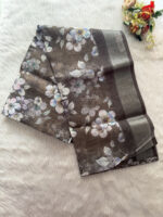 Lovely Linen Cotton Saree for women