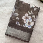 Lovely Linen Cotton Saree for women