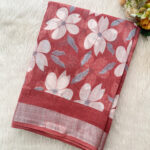 Best Linen Cotton Saree for women