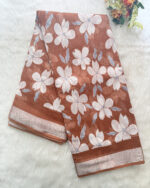 Best Linen Cotton Saree for women