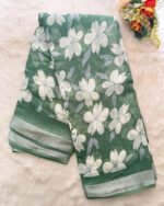 Best Linen Cotton Saree for women