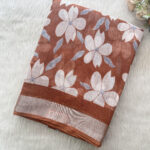 Best Linen Cotton Saree for women