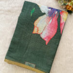 Premium Linen Cotton Saree for women.