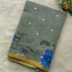 Elegant Linen Cotton Saree for women