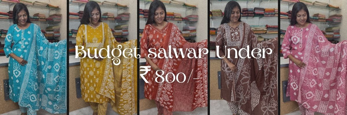 Budget Salwar for women.