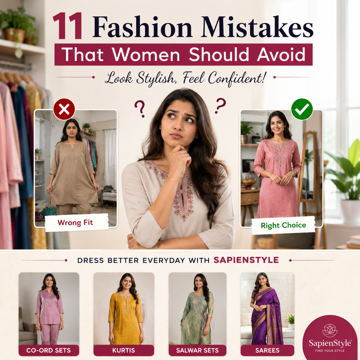 SapienStyle: 11 Powerful Fashion Mistakes Every Woman Should Avoid