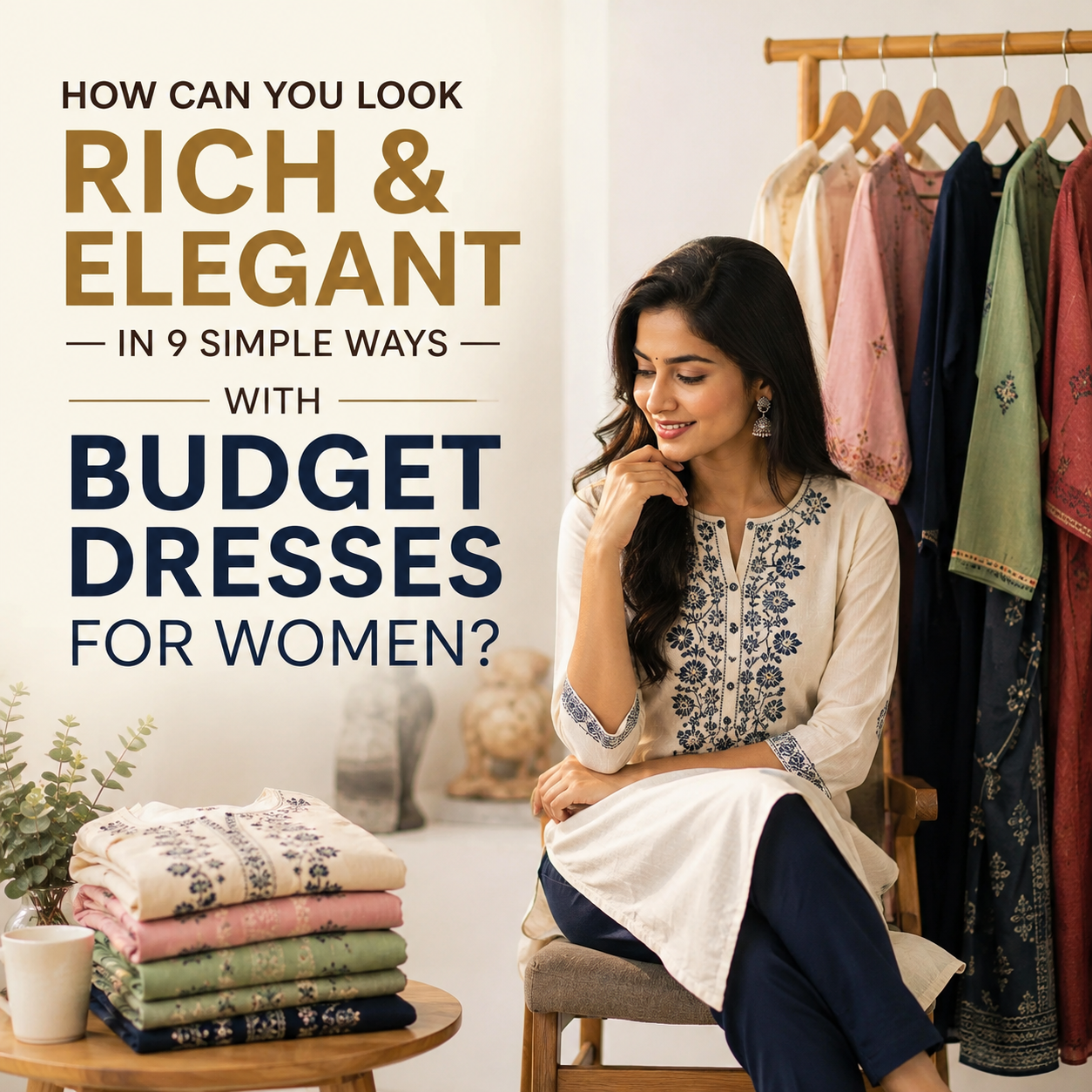 How Can You Look Rich and Elegant in 9 Simple Ways with Budget Dresses for Women in online