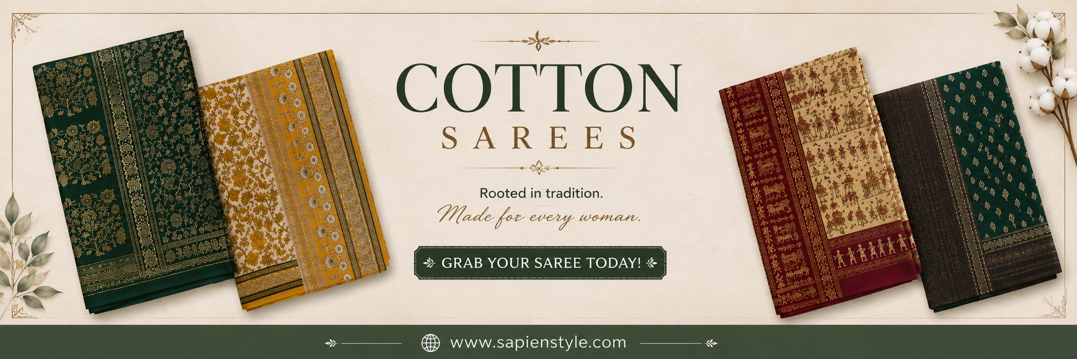 Cotton Sarees for women