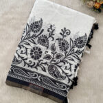 Elegant Linen Cotton Saree for women